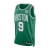 Frente da Camiseta NBA Boston Celtics Icon 23/24 Verde Masculina. Destaque para o icônico logo dos Celtics. Adquira na R21 Imports e mostre seu apoio!