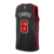 Camiseta NBA Chicago Bulls City Edition 2023/2024 Negra y Roja Swingman - comprar online