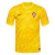 Portugal 2024/2025 Nike goalkeeper jersey in yellow for men, featuring a textured design and the national emblem.