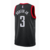 Camiseta NBA Houston Rockets Statement Edition 2023/2024 Negra y Roja Swingman - comprar online