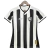 Frente da camisa feminina branca e preta do Botafogo, temporada 2024/2025.