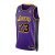 Esta imagem mostra a frente marcante da Camiseta NBA Los Angeles Lakers Statement 23/24. O roxo vibrante combinado com detalhes em preto e amarelo transmite uma aura de estilo e energia. O logotipo dos Lakers em destaque adiciona um toque de autenticidade