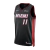 Camiseta Regata NBA Miami Heat Icon Edition 2023/2024 Preta Vermelha Swingman