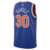 Camiseta NBA New York Knicks Icon Edition 2023/2024 Azul Lanraja Blanca Swingman - comprar online