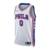 Philadelphia 76ers Statement Edition 2023/2024 White Blue and Red Swingman Jersey