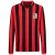 Milan 125th 2024/2025 Jersey Red and Black Fan Men Puma Long Sleeve