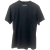 Back view of the AIK 2025 Nike All Black Fan Jersey for men, featuring a simple black design with the brand's logo at the neckline.