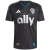 Charlotte FC 2025 Away Jersey in blue, featuring a modern design with the "ally" logo and adidas branding.