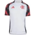 Flamengo Away 2025 Jersey by Adidas in white with red and black accents, designed for men.