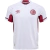 White Lanus Away 2025 jersey featuring maroon accents and Umbro logo.