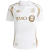 LA FC Away 2025 jersey by Adidas in white and gold for men, featuring the club logo and sponsor branding.
