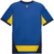 Back view of the Parma Calcio Away 2024/2025 jersey in blue and yellow for men, featuring short sleeves and a sporty design.