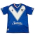 Velez Sarsfield Away 2025 jersey in blue and white, featuring a V-shaped design and Diadora branding.