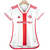 Camisa Away Internacional 2024 Adidas Branca Vermelha Feminina - comprar online