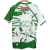 Green and white jersey featuring Naruto from Naruto Shippuden, showcasing a dynamic design with the character holding a scroll.