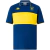 Genoa Fourth 2024/2025 Jersey in blue and yellow, featuring a polo collar and Kappa branding.