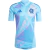 Camisa de goleiro do Flamengo 2025 na cor azul, com design moderno e logo da Adidas.