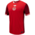 Red Nike Canada Home jersey for men, featuring the Canada soccer logo.