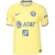 Yellow Club América Home 2022/2023 jersey for men, featuring Nike branding and team logos.