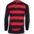 Flamengo Home 2025 Jersey Long Sleeve Adidas Red and Black Men Fan on internet