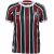 Fluminense Home 2024/2025 Jersey for women in green and red vertical stripes.
