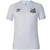 Camiseta blanca de fútbol para hombres del Santos Local 2025 de Umbro, con logo del equipo en el pecho.