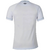 Camiseta blanca de futbol para hombre, vista trasera, marca Umbro, modelo Santos Local 2025.