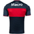 Back view of the Tigre Home 2025 Jersey in blue and red, featuring the Macro logo.