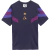 LA Galaxy Adidas Originals 2025 purple jersey for men featuring a modern design with purple and blue stripes and the logo on the front.