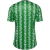 Back view of the Real Betis 2024/2025 pre-match jersey in green, featuring a striped design.