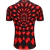 Back view of the Flamengo Pre Match 2025 Jersey featuring a striking red and black design.