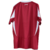 Red and white Qatar Home 2025 jersey from Nike, viewed from the back.