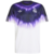 Camiseta Real Madrid Año Nuevo Chino 2025 tie-dye en morado y blanco.