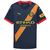 Camiseta Girona Visitante 2024/2025 Azul, Amarillo e Roja Aficionado Hombre Puma