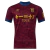 Front of Ipswich Town Away Jersey 24/25 Maroon and Blue Men's Supporter Umbro: Maroon jersey with blue details, Ipswich Town crest on the chest, and Umbro logo. Modern and elegant design, ideal for supporters who want to show their team spirit.