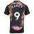 Back of Leicester Away Jersey 24/25 Black Men's Supporter Adidas: Completely black back, space for player names and numbers. Comfortable and stylish, perfect for passionate fans who want to stand out.