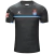 Front of the Espanyol de Barcelona Third 24/25 jersey. White and gold details, prominent crest. Sleek and sporty style.
