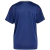 Back view of the Arsenal Terrace Icons 2025 Jersey in blue, featuring a striped design and short sleeves.