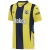 Front of the Fenerbahçe Home 24/25 jersey. Blue details, prominent crest. Sleek and sporty style.