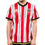 Camiseta Sheffield United Local 2024/2025 Roja, Branco y Negra Aficionado Hombre Errea