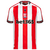 Camiseta Stoke City Local 2024/2025 Blanca e Roja Aficionado Hombre Macron