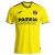 Front of the Villarreal CF Home 24/25 jersey. Yellow details, prominent crest. Sleek and sporty style.