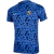 Club América Training 2022/2023 Nike jersey in blue featuring a repeating logo pattern.
