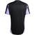 Back view of the Colo Colo 2025 training jersey in black and purple, designed for fans.