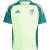 Adidas green fan jersey for men featuring the Mexico national team logo.