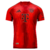 Camisa vermelha do Bayern de Munique para torcedores masculinos, modelo Home 2024/2025 da Adidas, com detalhes em preto e logo do clube.