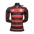 Flamengo Home 2024/2025 Jersey Long Sleeve Red and Black Player Adidas