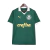 Cores Vibrantes: O verde distintivo e o branco icônico se unem em uma explosão de cores que captura a essência do Palmeiras. #CamisaHome #CoresPalmeiras