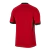 Back view of the Portugal Home 2024/2025 Jersey by Nike in red, designed for men.