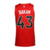 Camiseta NBA Toronto Raptors Icon Edition 2023/2024 Roja y Negra Swingman - comprar online